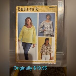 Butterick Women's Blouse Sewing Pattern
